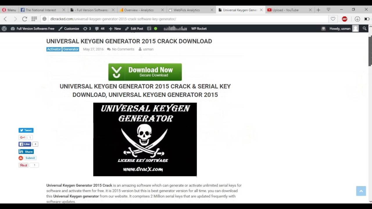 Download free key generator for all softwares