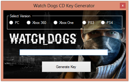 Watch dogs serial key generator free download for pc